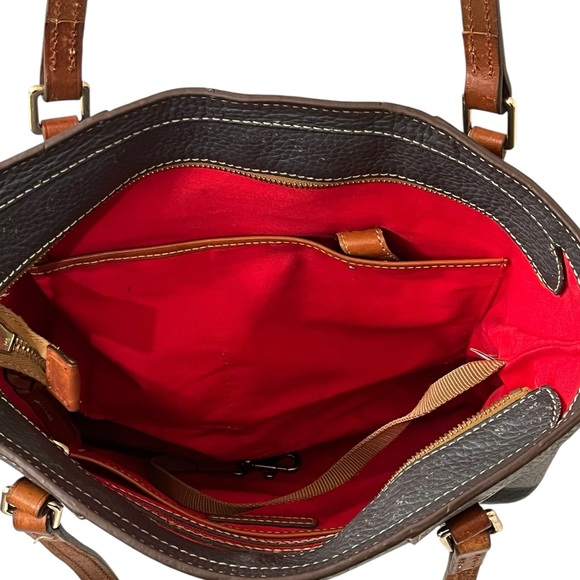 Dooney & Bourke Pebbled Leather Tote Bag Well Loved - Picture 4 of 7